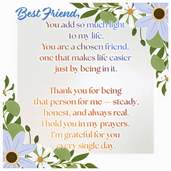 Chosen Best Friend Interlocking Hearts Necklace