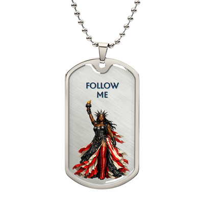 Follow ME: Miss Americana Collection Dog Tag Necklace