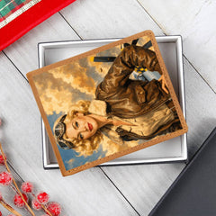Keeper Vintage P-51 Mustang Aviatrix Wallet