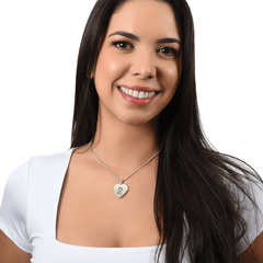 Regal Love Heart Pendant Necklace (Personalize It)
