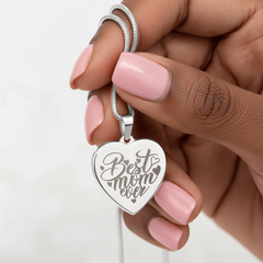 Mother's Day Heart Necklace (Personalize It)