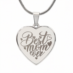 Mother's Day Heart Necklace (Personalize It)