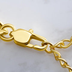 Men's Cuban Link Chain 5mm "Happy Anniversary"