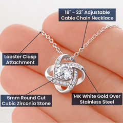 Hugs Today Love Knot Necklace