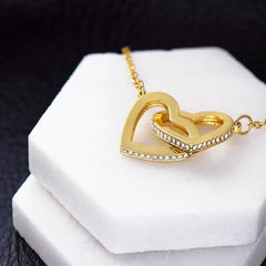 Chosen Best Friend Interlocking Hearts Necklace