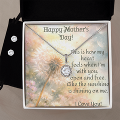 Mother's Day Eternal Hope Necklace and Earring Set