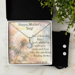 Mother's Day Eternal Hope Necklace and Earring Set