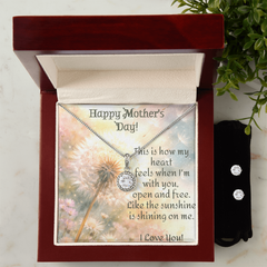 Mother's Day Eternal Hope Necklace and Earring Set