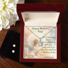 Mother's Day Eternal Hope Necklace and Earring Set