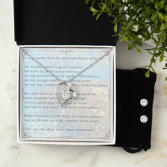 Loving You Anniversary Necklace and Earring Set