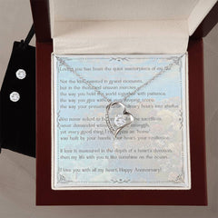 Loving You Anniversary Necklace and Earring Set