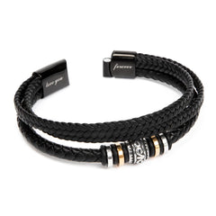 Cherished Grad Metallic Accent Men's Bracelet