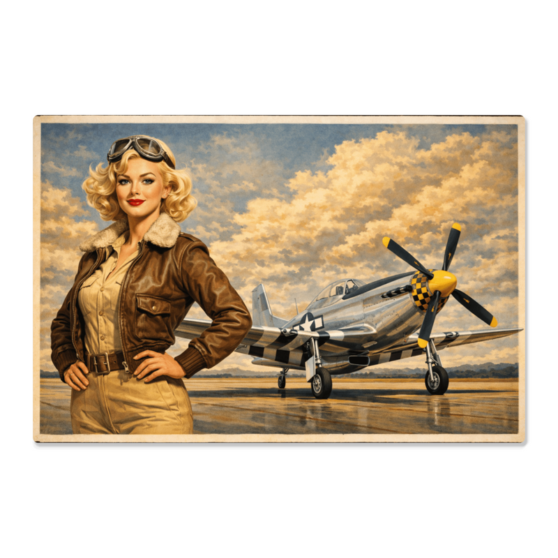 From Mac's Paint and Body Shop High Gloss Metal Art Print