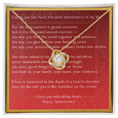 Forever  Love Necklace & Bouquet Bundle