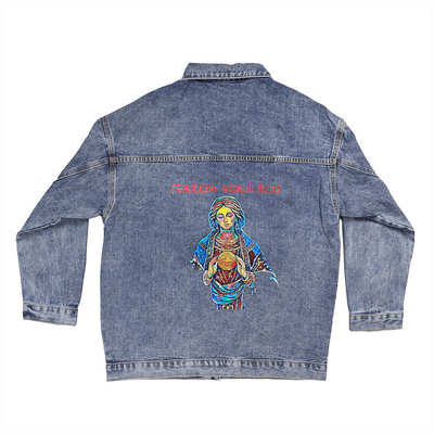 FOLLOW YOUR BLISS Denim Jacket
