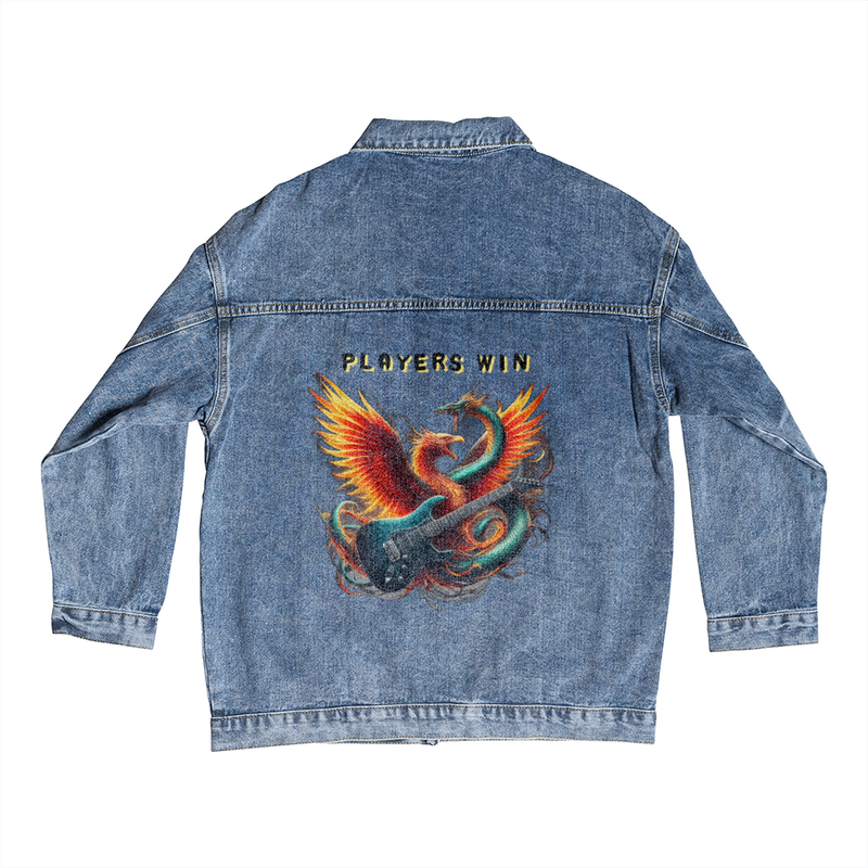 Men's Special Order Denim Jacket (Players Win) First Edition