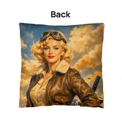 MUSTANG P-51 Aviatrix Outdoor Pillow