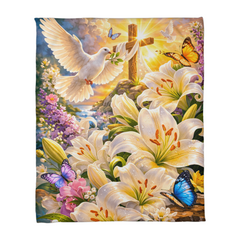 Easter Lilies Blanket