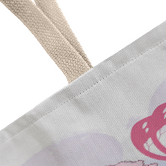 Pink Peonies Canvas Tote Bag