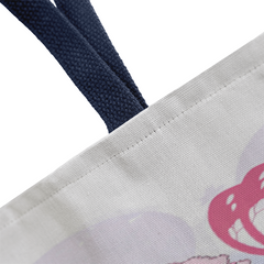 Pink Peonies Canvas Tote Bag