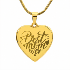 Mother's Day Heart Necklace (Personalize It)