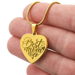 Mother's Day Heart Necklace (Personalize It)