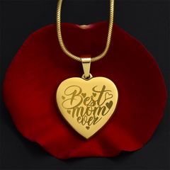 Mother's Day Heart Necklace (Personalize It)