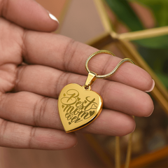 Mother's Day Heart Necklace (Personalize It)