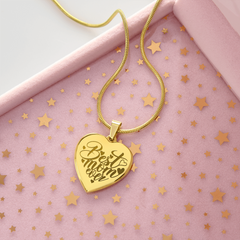Mother's Day Heart Necklace (Personalize It)