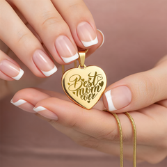 Mother's Day Heart Necklace (Personalize It)