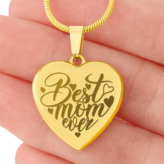 Mother's Day Heart Necklace (Personalize It)