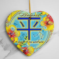 Libra Sweet-Heart Ornament