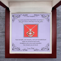 Dear Daughter Crown Necklace