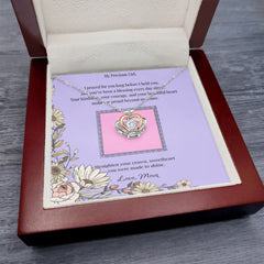 My Precious Girl Crown Necklace