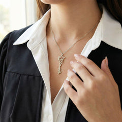 Grad HUG Personalized Name Necklace
