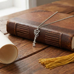 Grad HUG Personalized Name Necklace