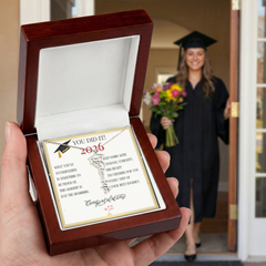 Grad HUG Personalized Name Necklace