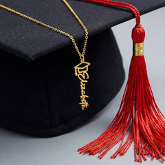 Grad HUG Personalized Name Necklace