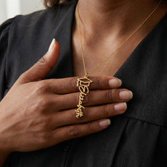 Grad HUG Personalized Name Necklace