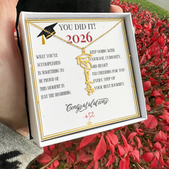 Grad HUG Personalized Name Necklace