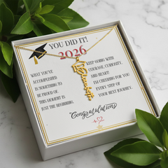 Grad HUG Personalized Name Necklace