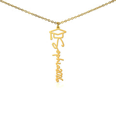 Grad HUG Personalized Name Necklace