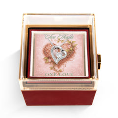 For Her On Your Anniversary Two Hearts = One Love