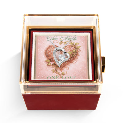 For Her On Your Anniversary Two Hearts = One Love