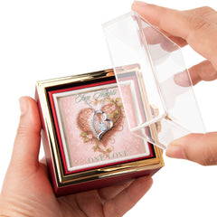 For Her On Your Anniversary Two Hearts = One Love