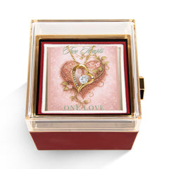 For Her On Your Anniversary Two Hearts = One Love