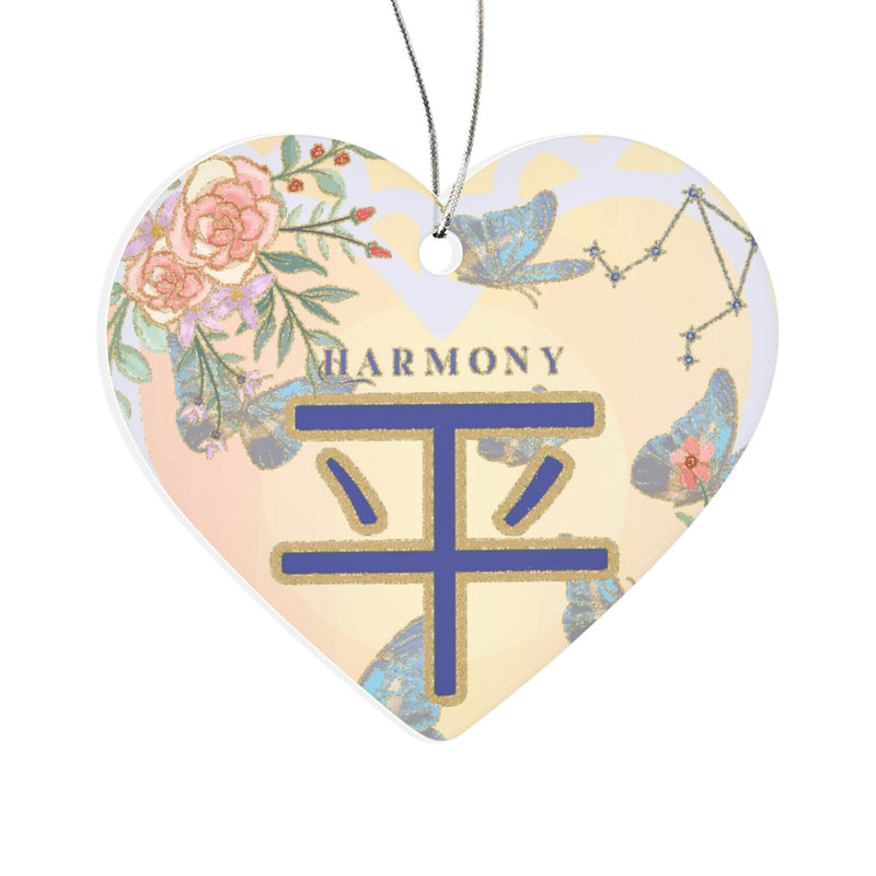 Libra Love Acrylic Ornament