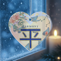 Libra Love Acrylic Ornament