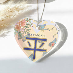 Libra Love Acrylic Ornament